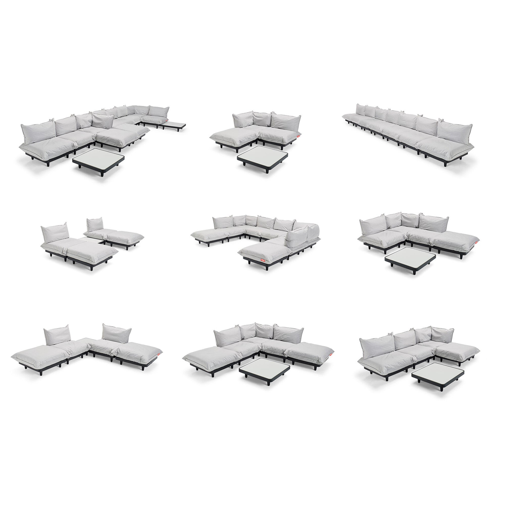 Fatboy Paletti Set Small Stripe modulinė lauko sofa
