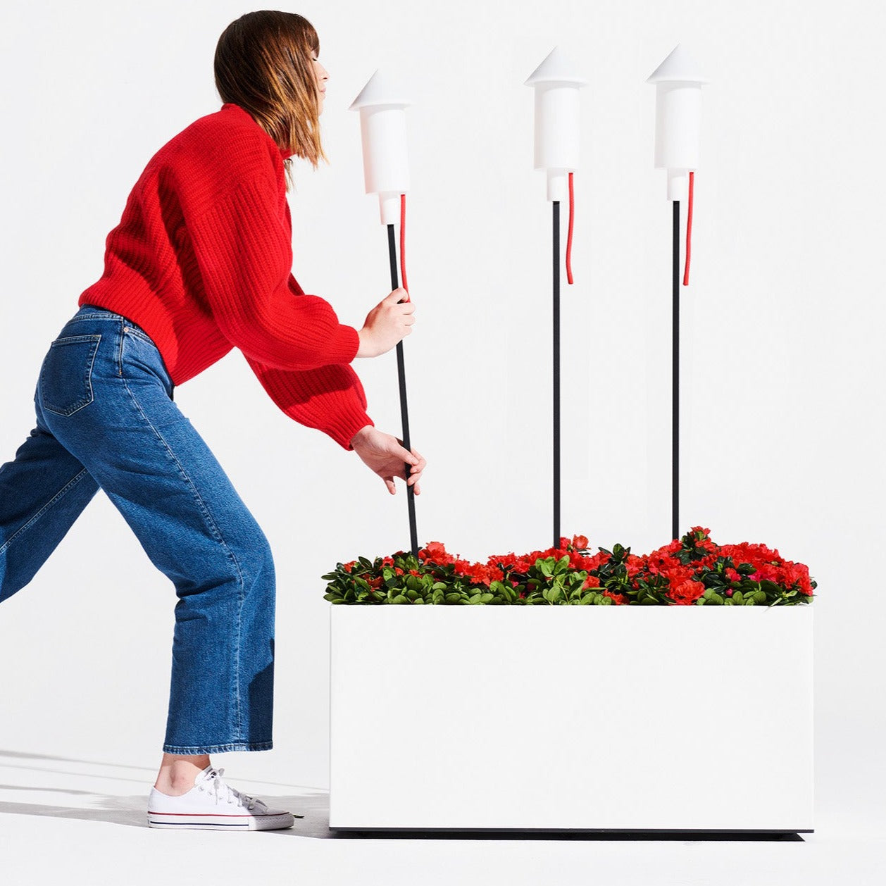 Fatboy Prêt a Racket 3vnt. įkraunami šviestuvai