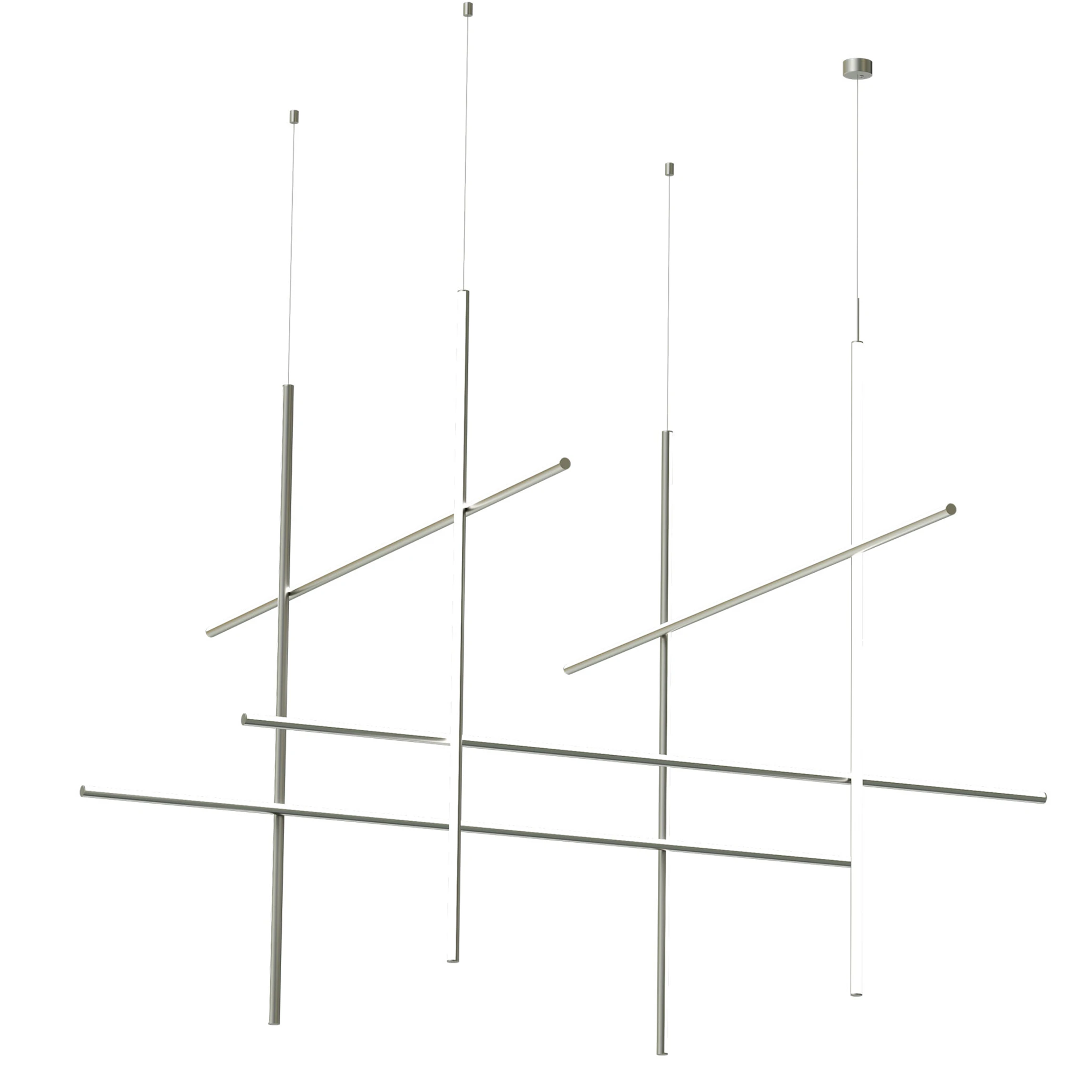 Flos Coordinates Module Suspension pakabinamas šviestuvas su argent apdaila