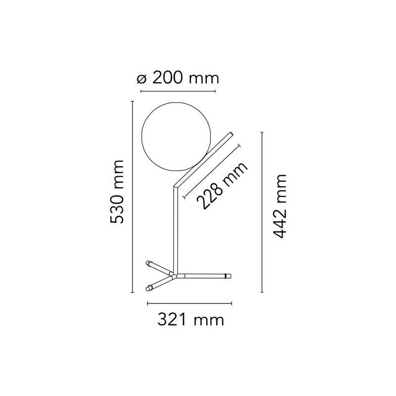Flos IC Lights T1 High stalinis šviestuvas