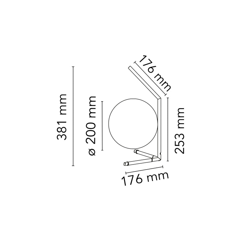 Flos IC Lights T1 Low stalinis šviestuvas