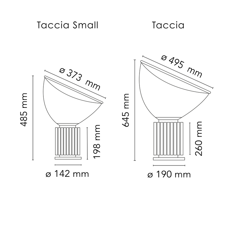 Taccia Glass stalinis šviestuvas