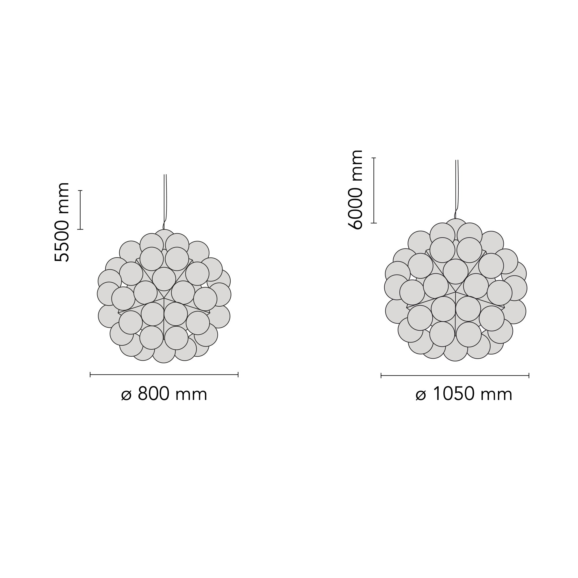 Flos Taraxacum 88 pakabinamas šviestuvas