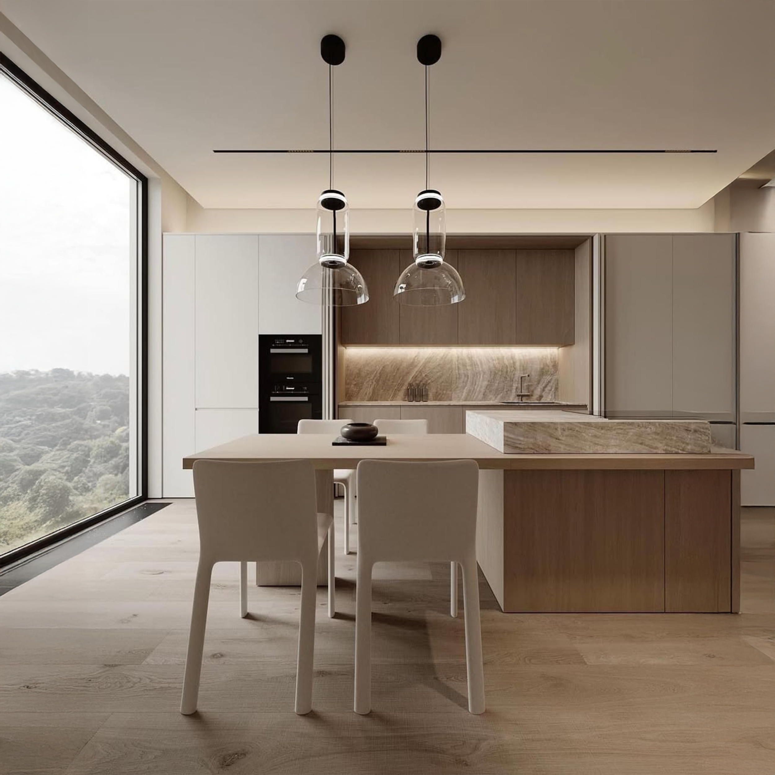 Flos Noctambule Low Cylinder Bowl pakabinamas šviestuvas