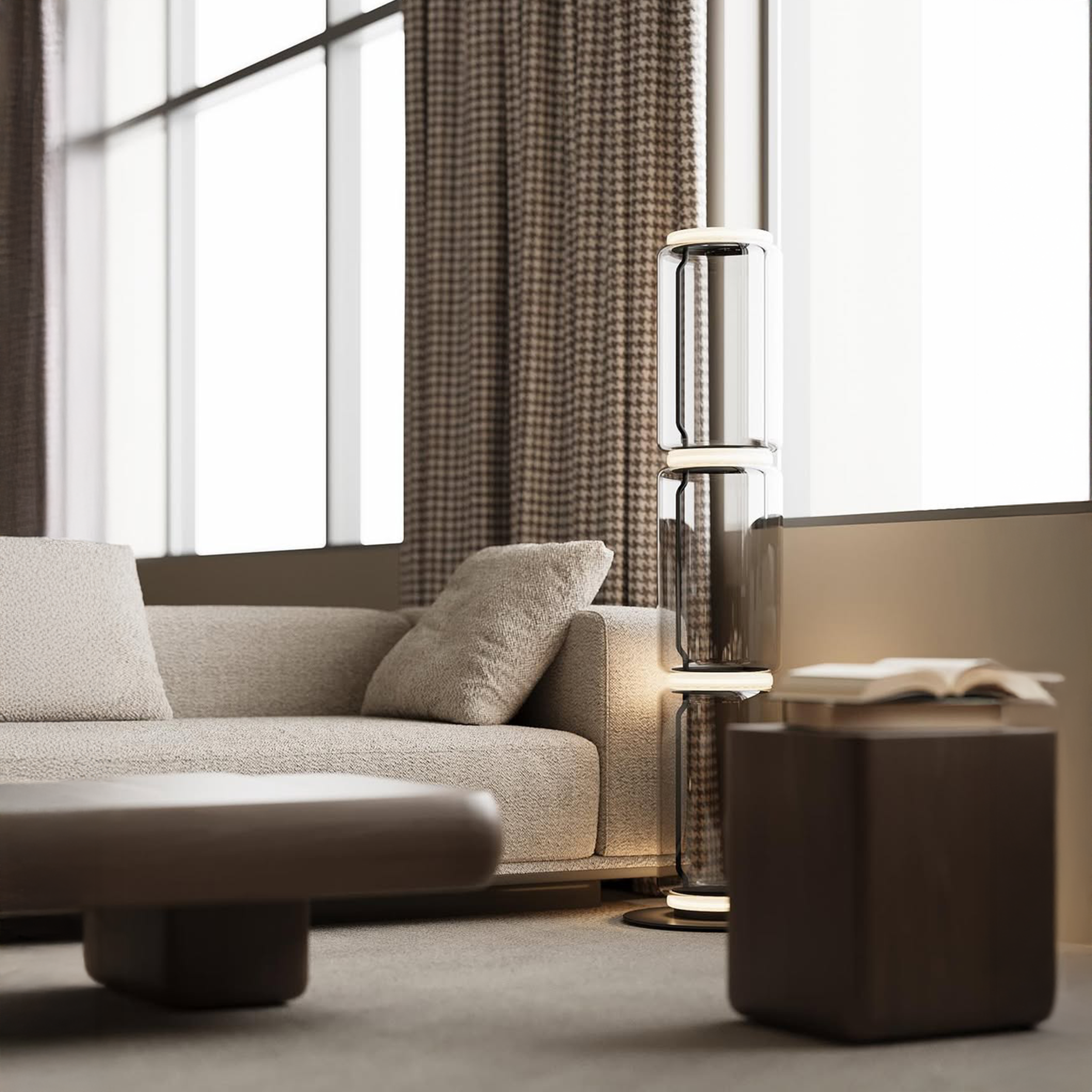 Flos Noctambule High Cylinder Small Base pastatomas šviestuvas