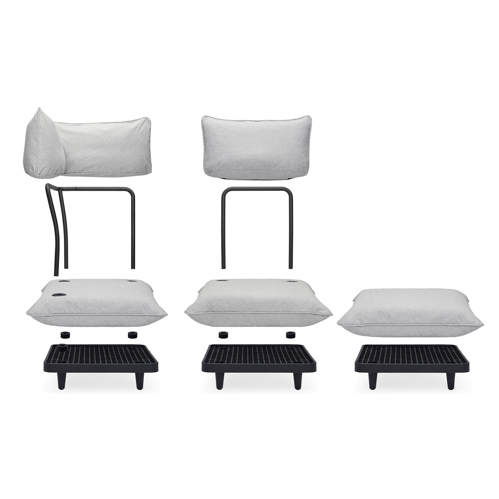Fatboy Paletti Set Medium modulinė lauko sofa
