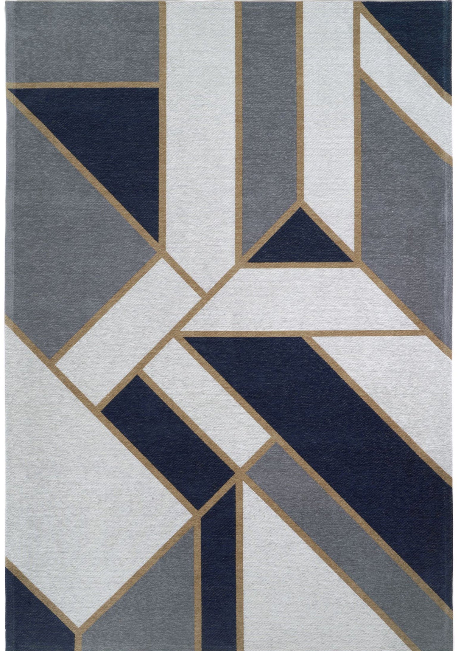 Gatsby dark blue art deco kolekcijos kilimas