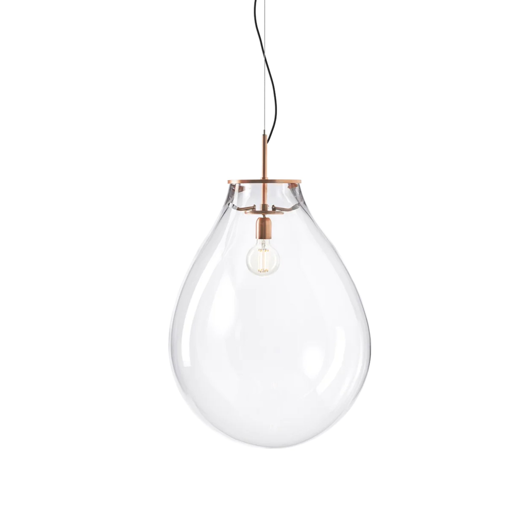 Bomma Tim Clear brushed cooper pakabinamas šviestuvas