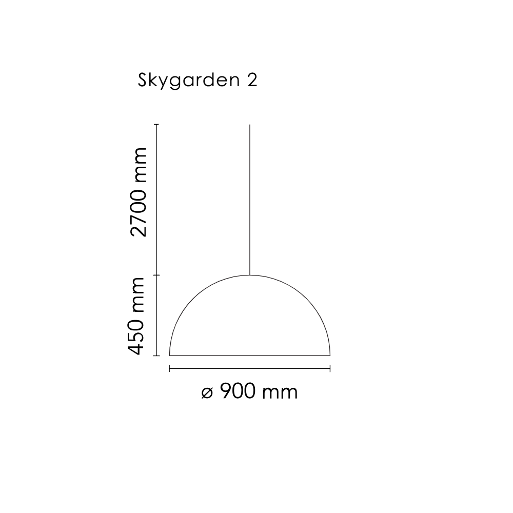 Flos Skygarden pakabinamas šviestuvas