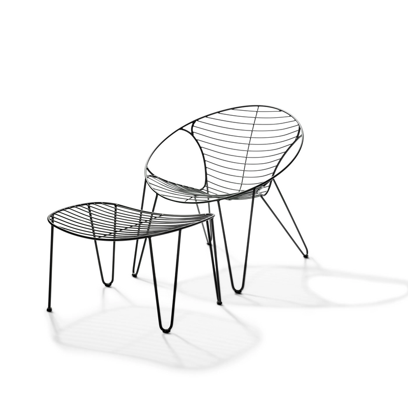 Joli Wire Low Armchair fotelis