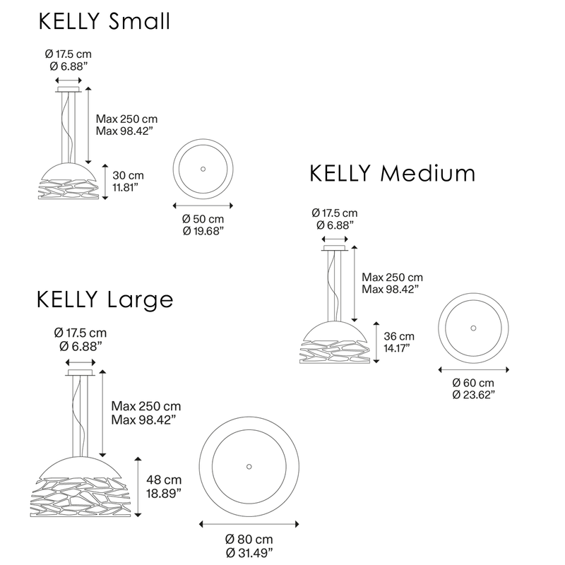 LODES KELLY pakabinamas šviestuvas
