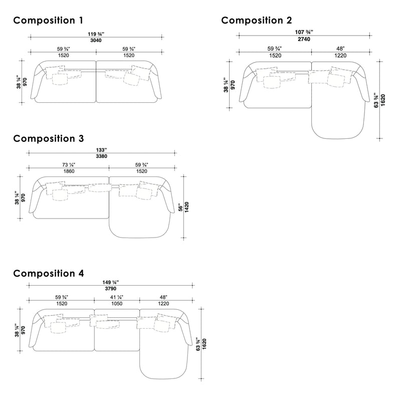LEMA ARES sofa