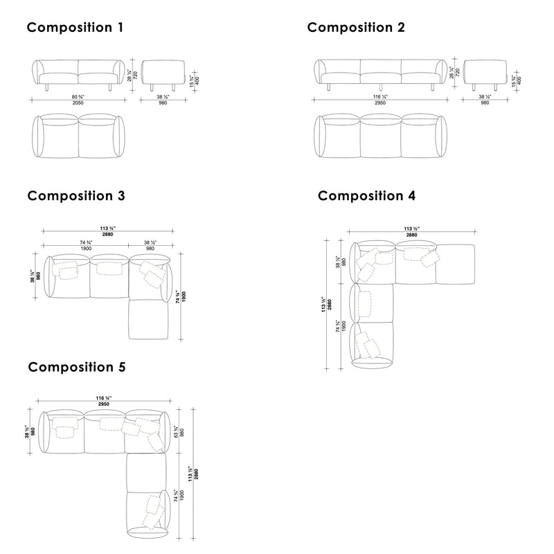LEMA SOFFIO sofa