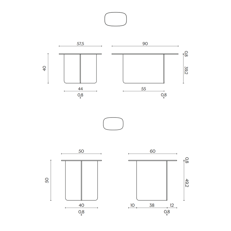 MINIFORMS CHAP staliukas