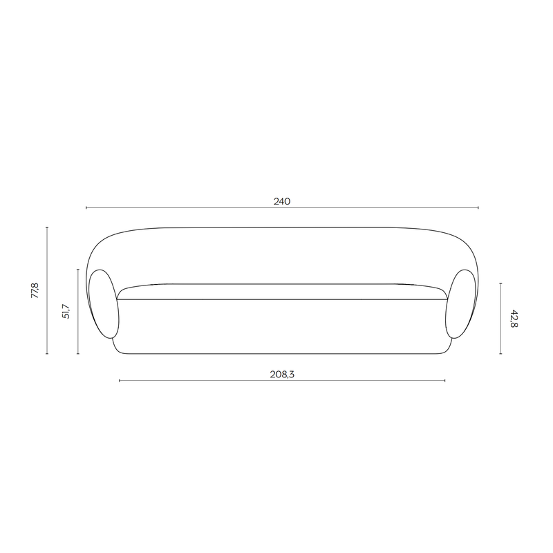 MINIFORMS NEBULONE sofa