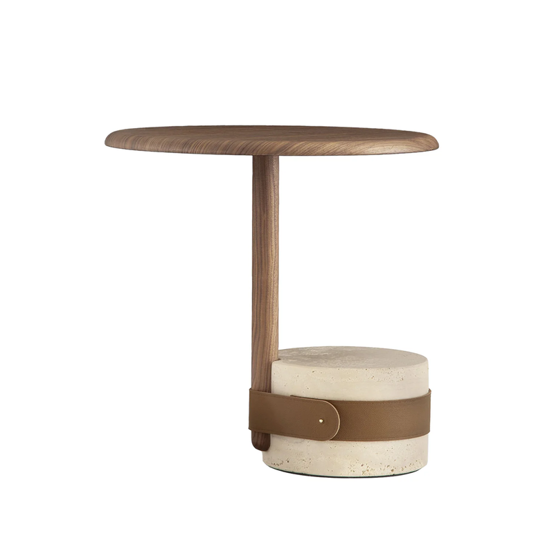 Morica Champignon Travertino kavos staliukas