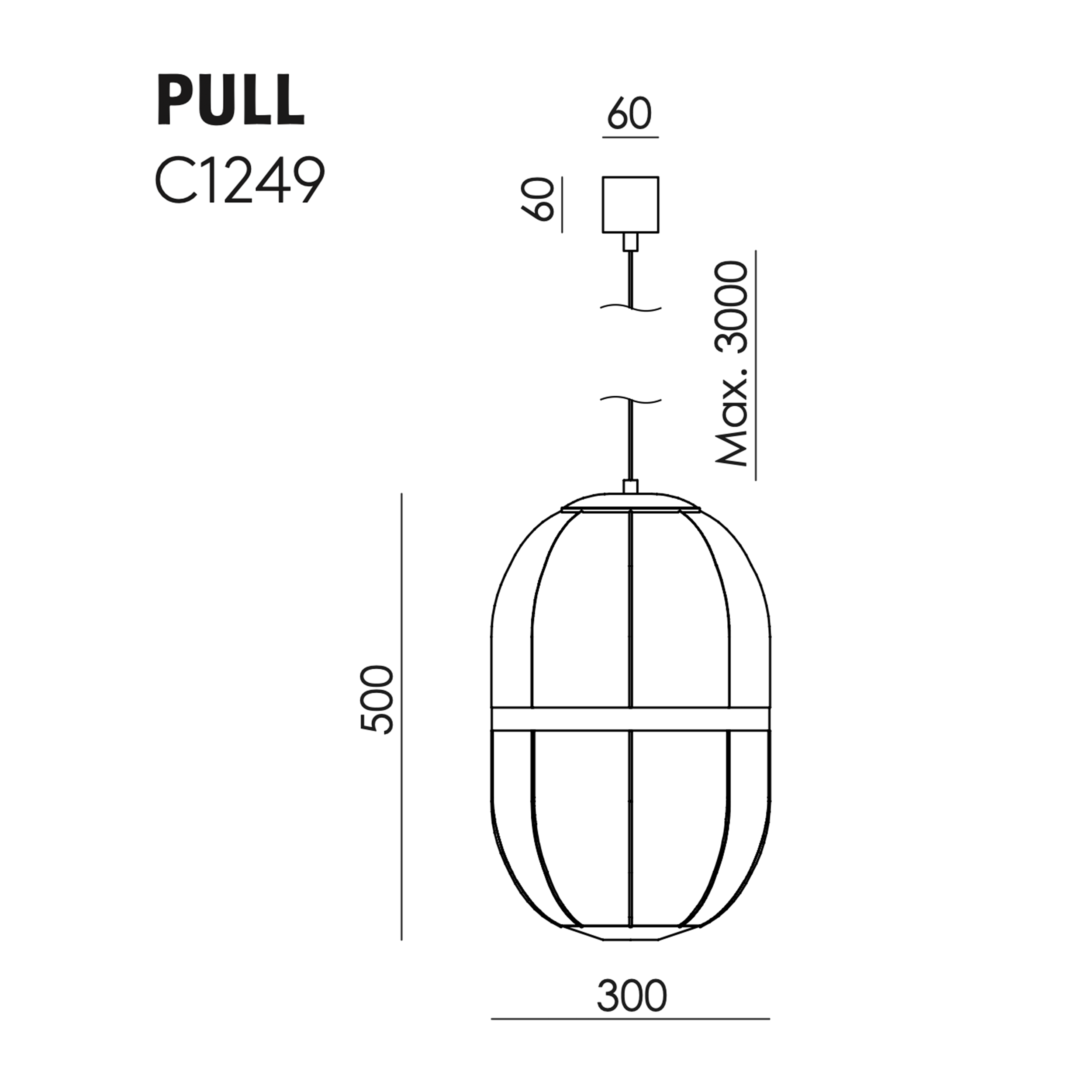 Aromas Del Campo PULL C1249 pakabinamas šviestuvas