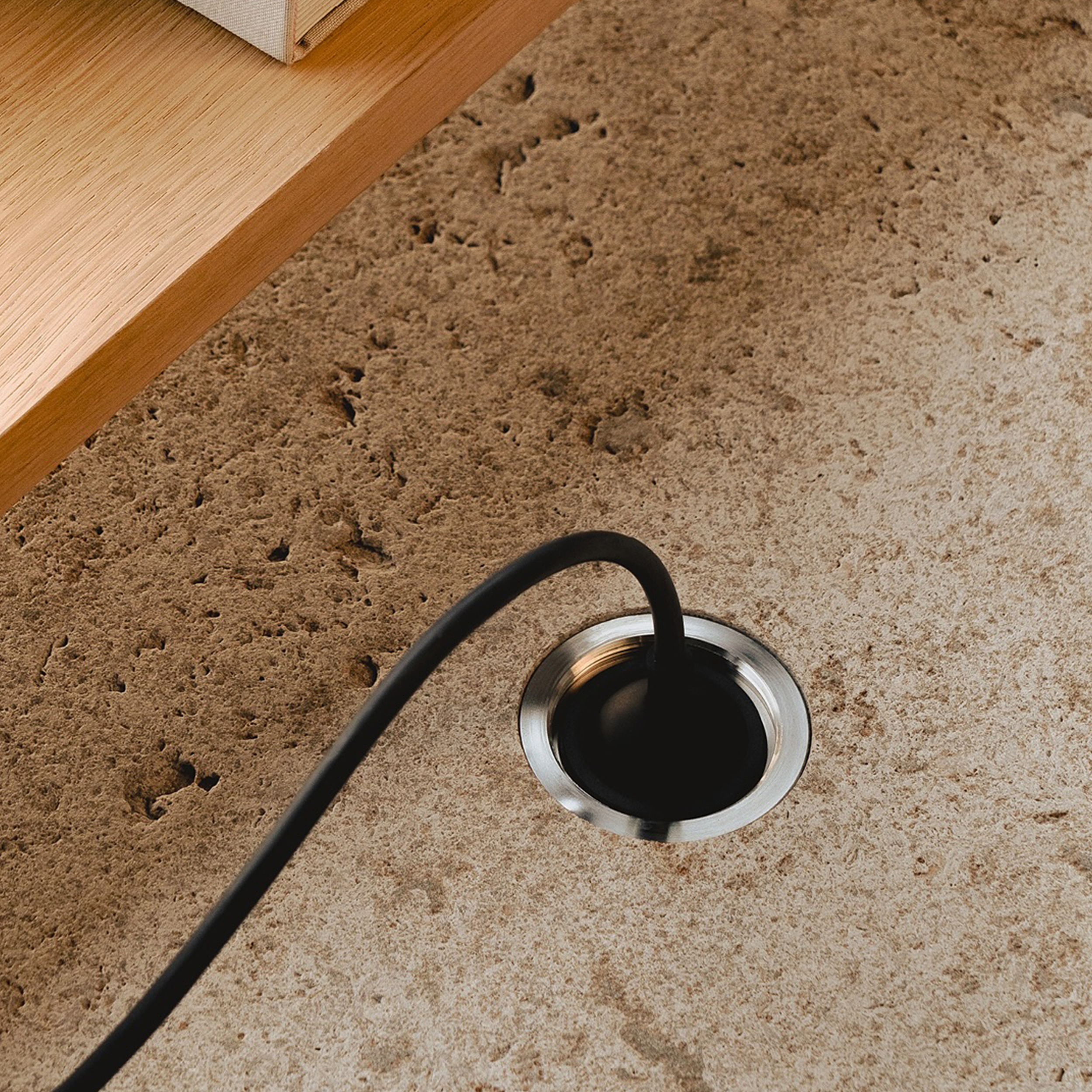 Rond Empty Floor Box | grindinės rozetės dėžutė