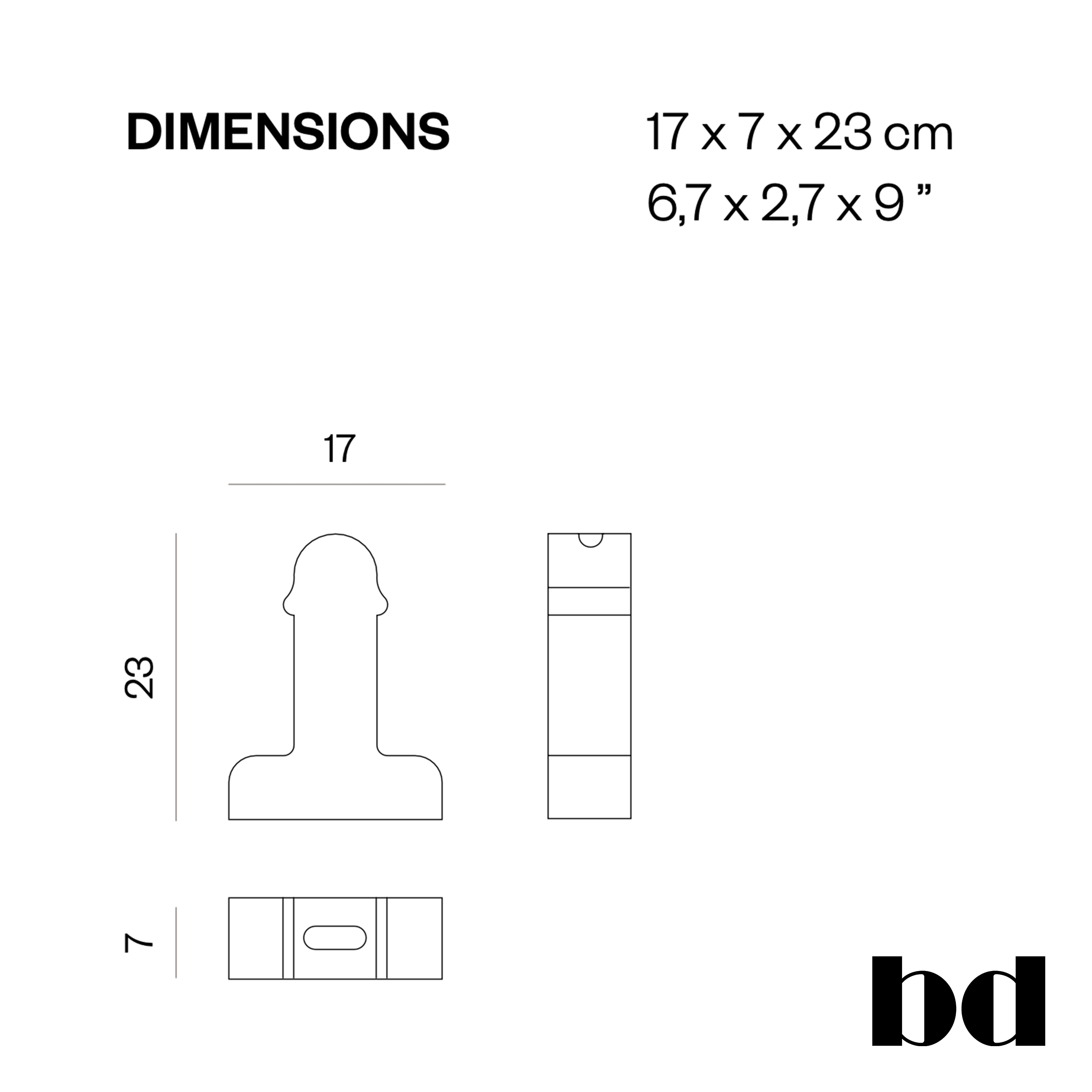 BD Barcelona Design vase Shiva vaza