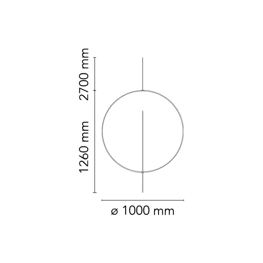 Flos Overlap Suspension pakabinamas šviestuvas