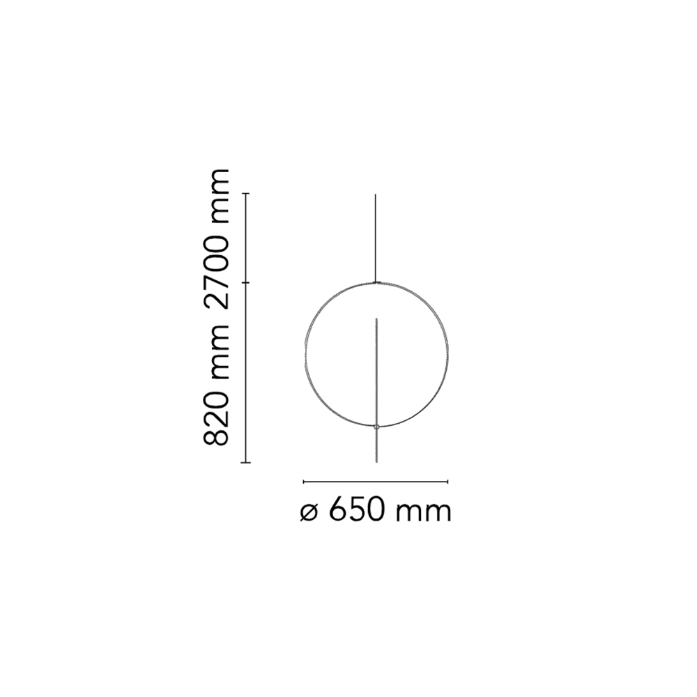 Flos Overlap Suspension pakabinamas šviestuvas
