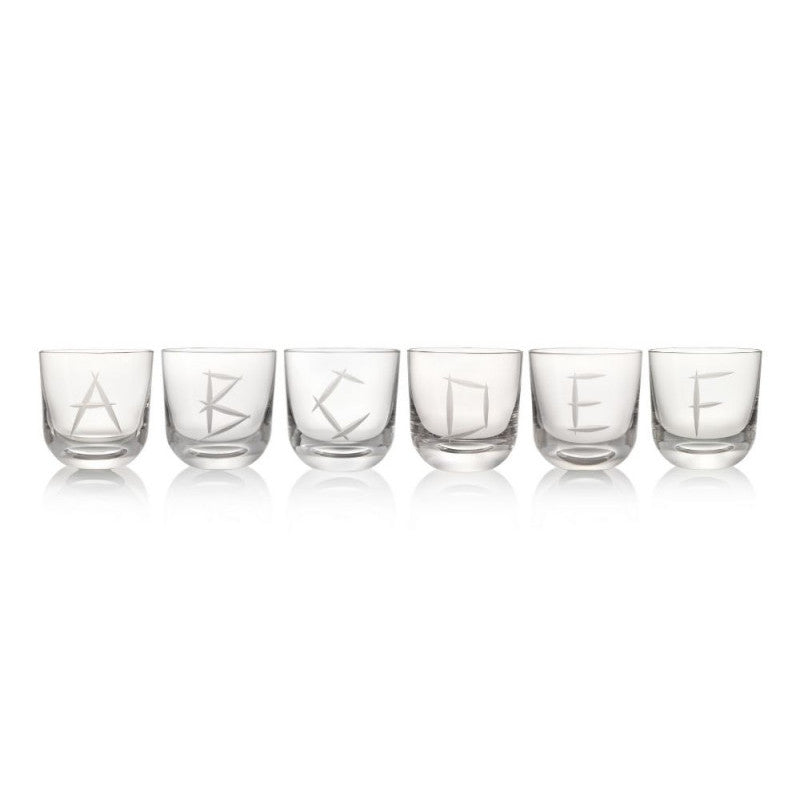 Rückl 6 ABC Glasses of your choice Stiklinės