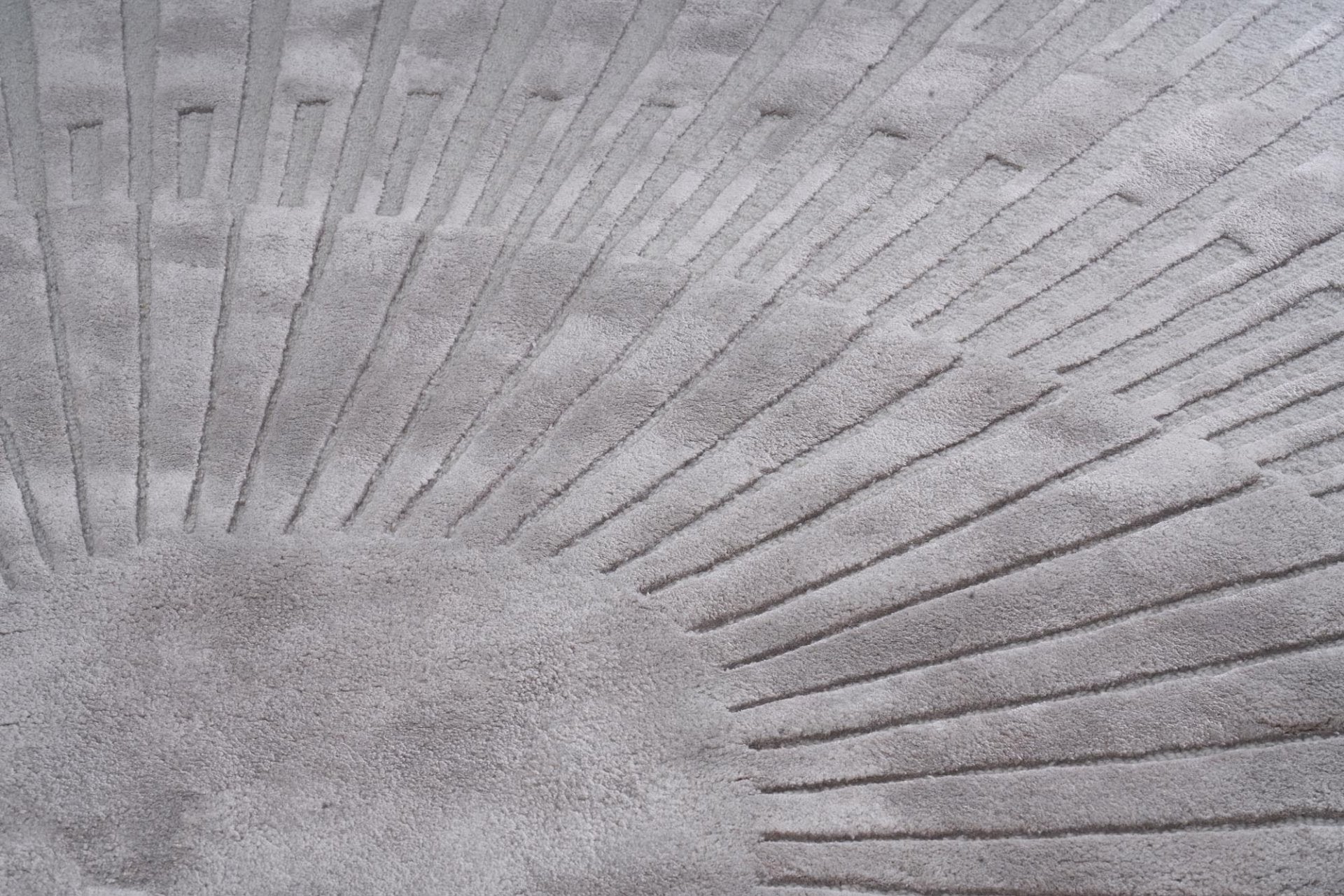 RADIUS GRAY Apvalus kilimas