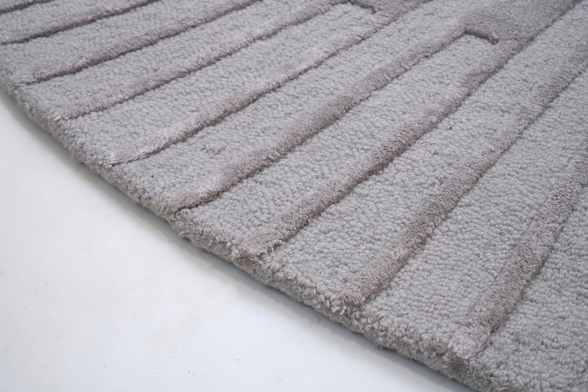 RADIUS GRAY Apvalus kilimas