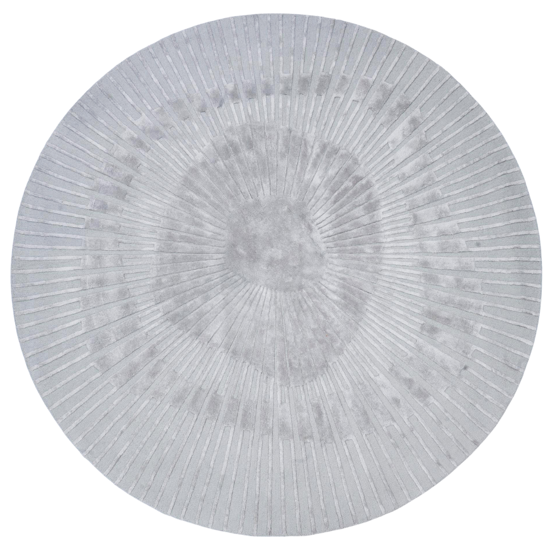 RADIUS GRAY Apvalus kilimas