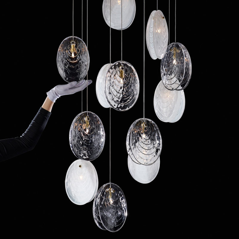 Bomma Mussels Dark Pearl pakabinamas šviestuvas