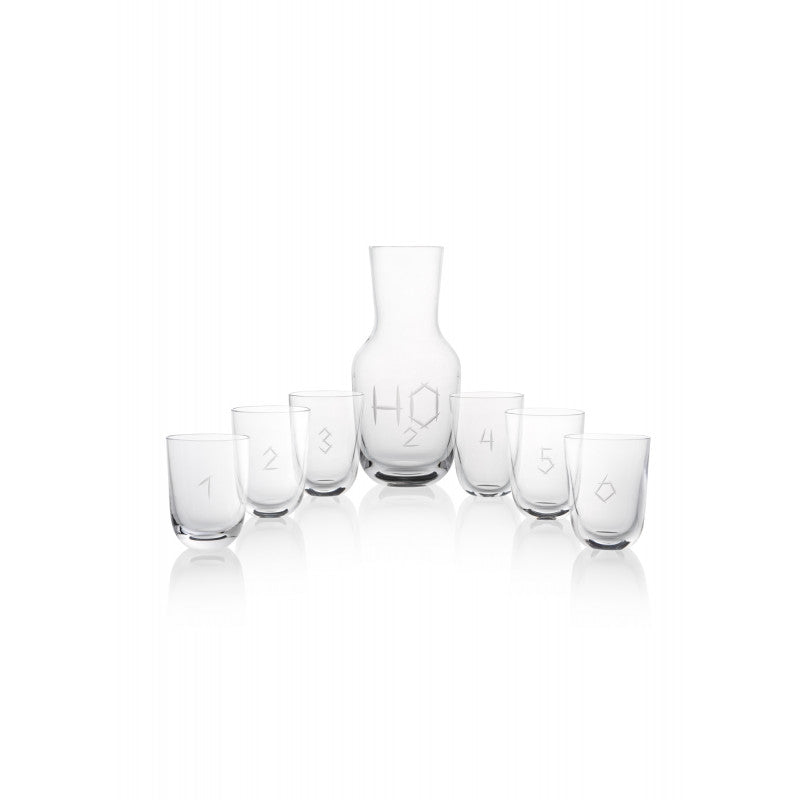 Rückl Carafe H20 + 6 glasses