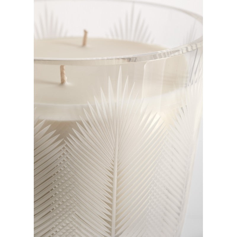 Rückl Feather Candle 16 cm crystal Žvakė