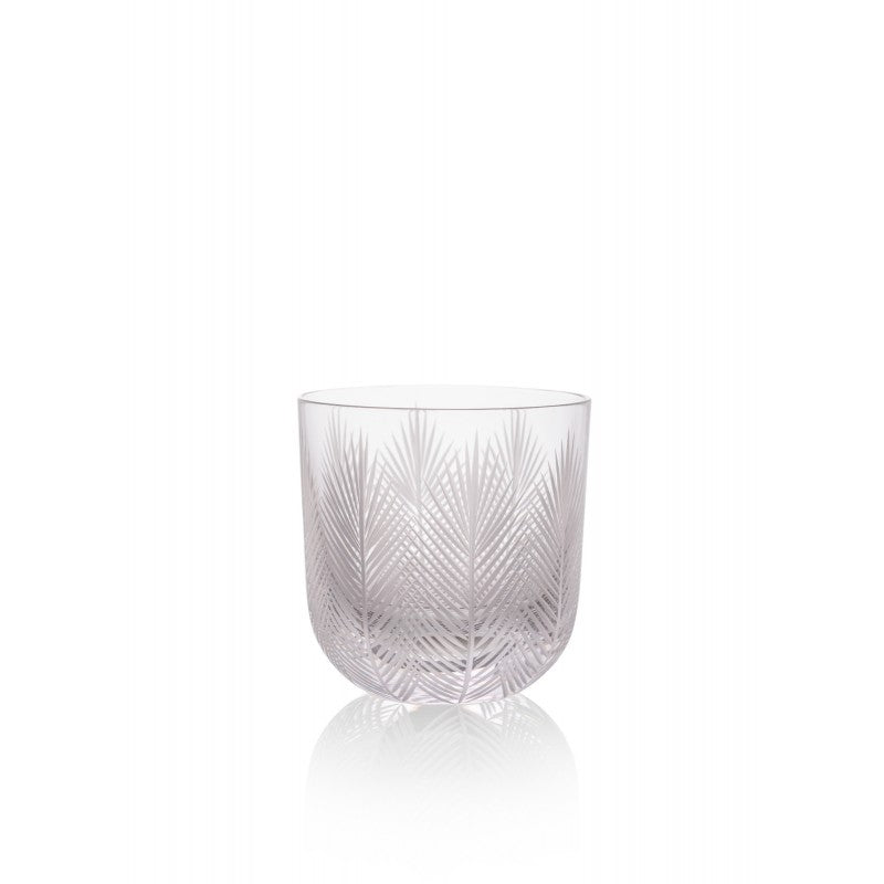 Rückl Feather Glass 200 ml pink Stiklinė