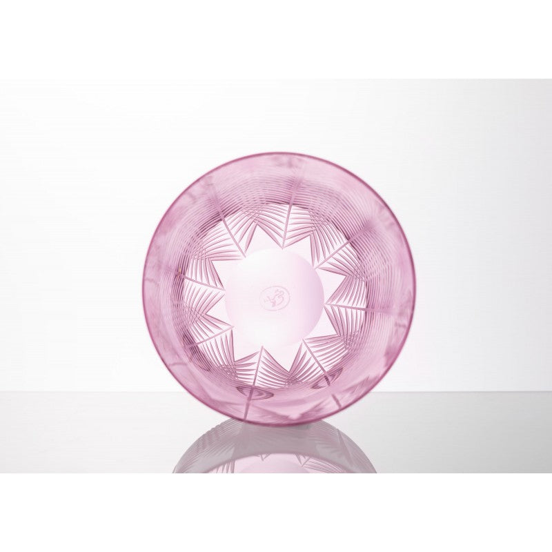 Rückl Feather Glass 200 ml pink Stiklinė