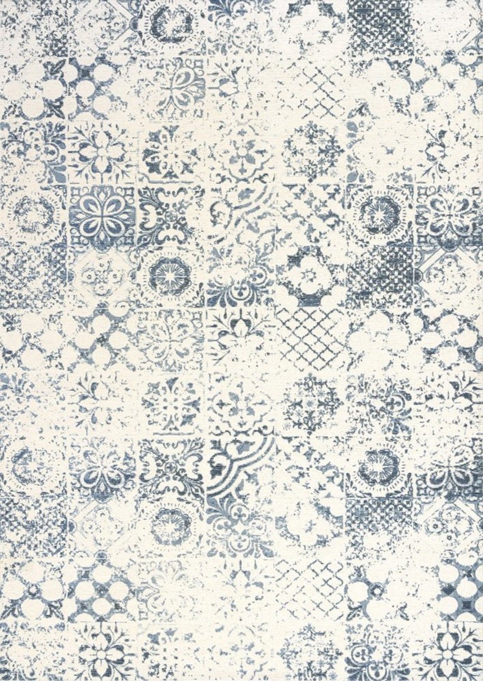 SIENA IVORY BLUE Kilimas