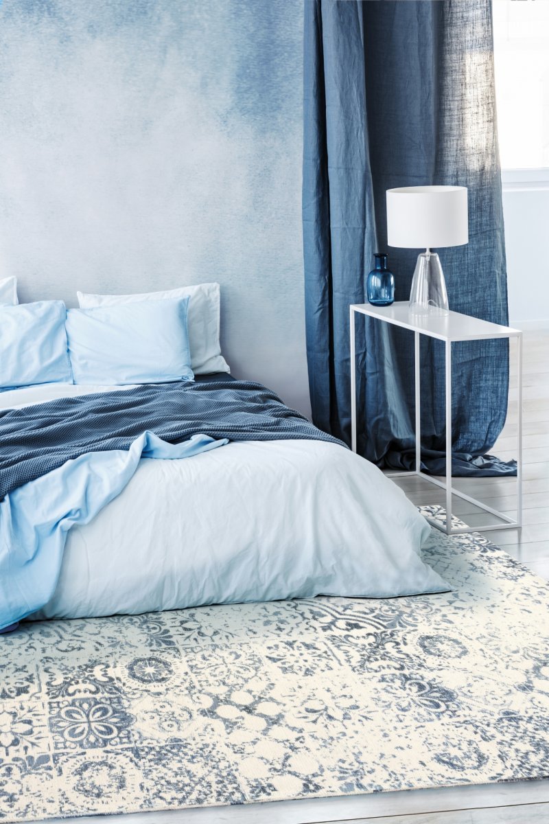 SIENA IVORY BLUE Kilimas
