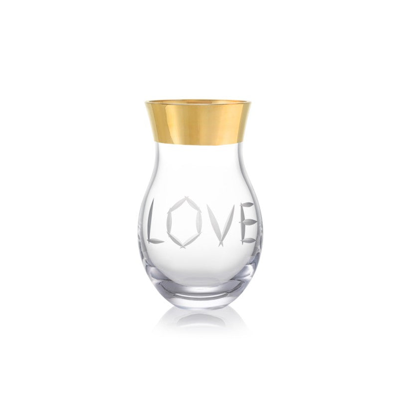 Rückl Vase Love Gold 27 cm Vaza