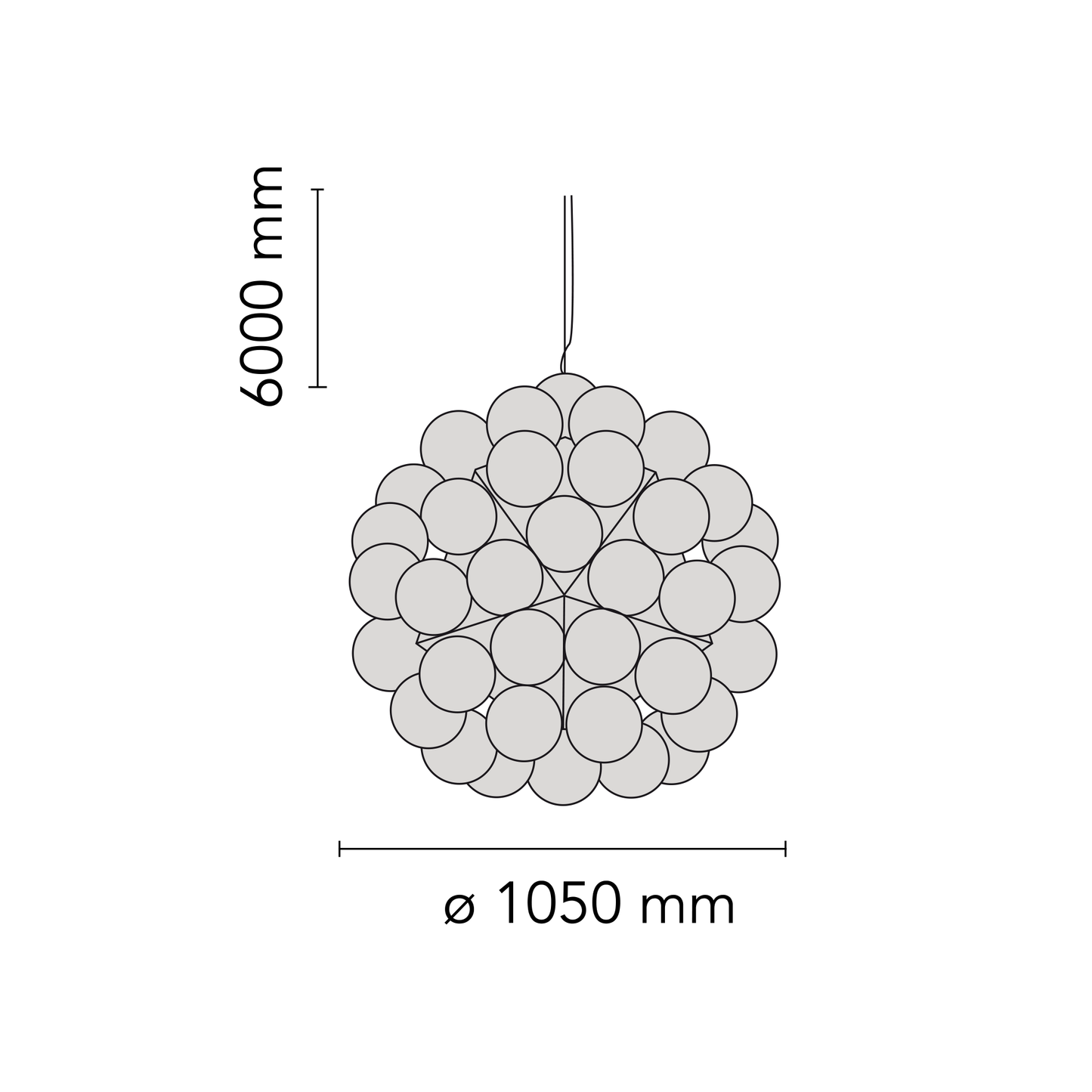 Flos Taraxacum 88 Suspension pakabinamas šviestuvas