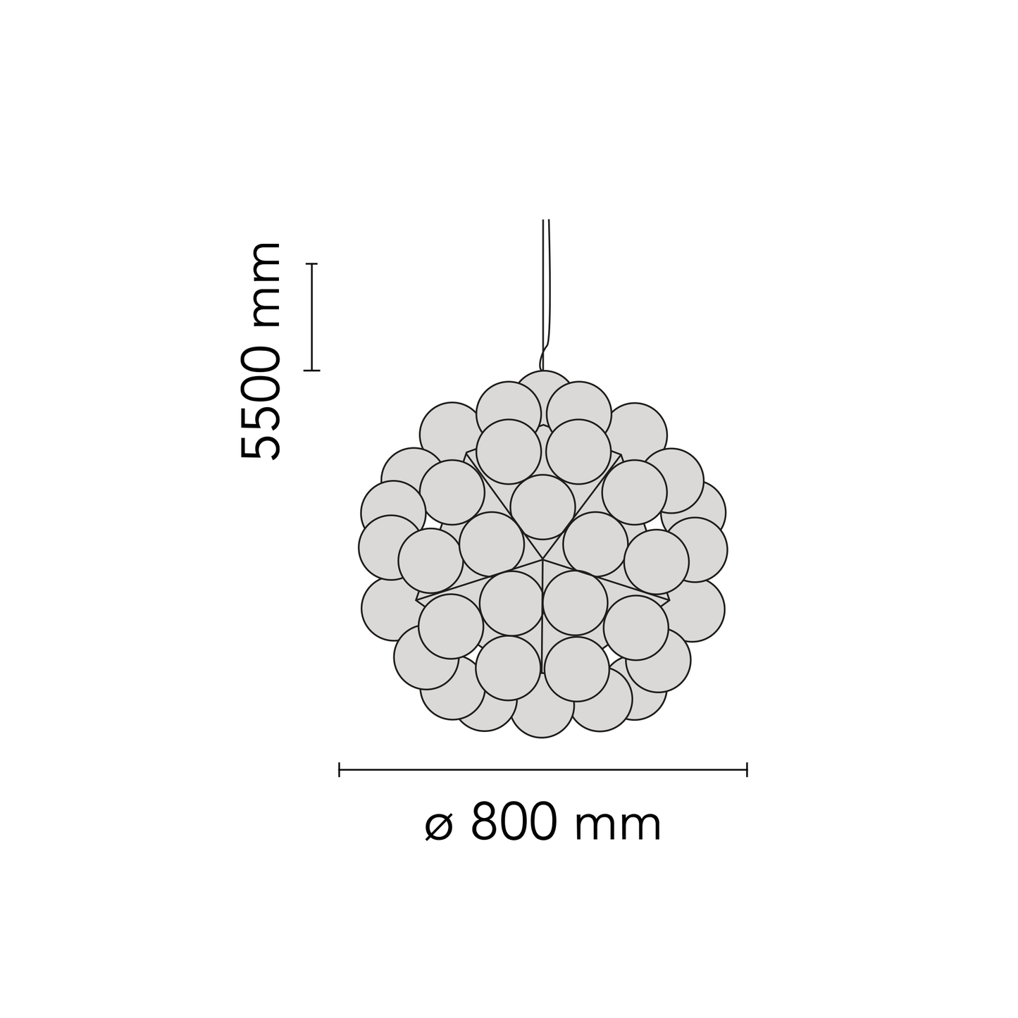 Flos Taraxacum 88 Suspension pakabinamas šviestuvas