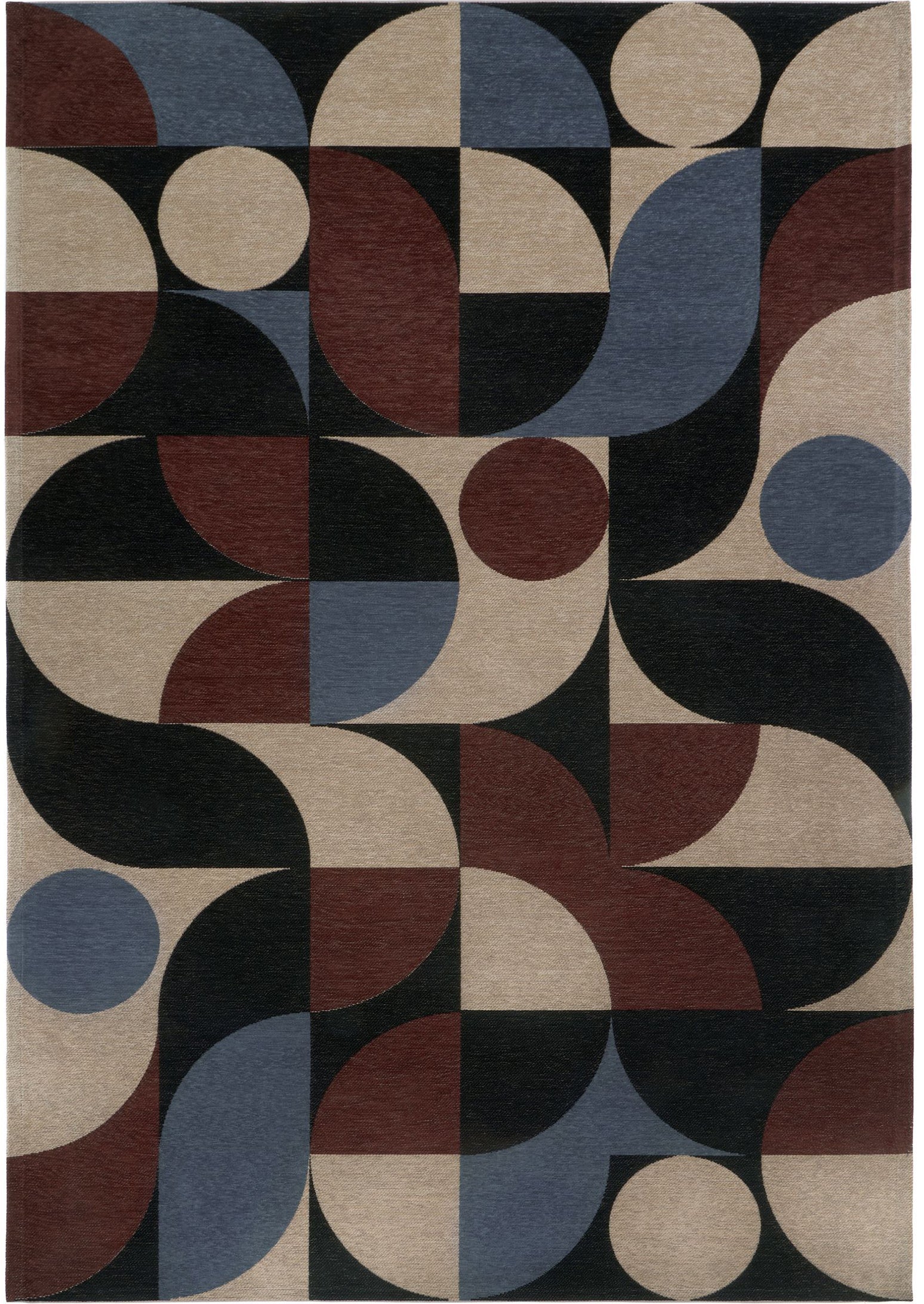 Deco Blue copper kilimas art deco kolekcijos iš fargotex
