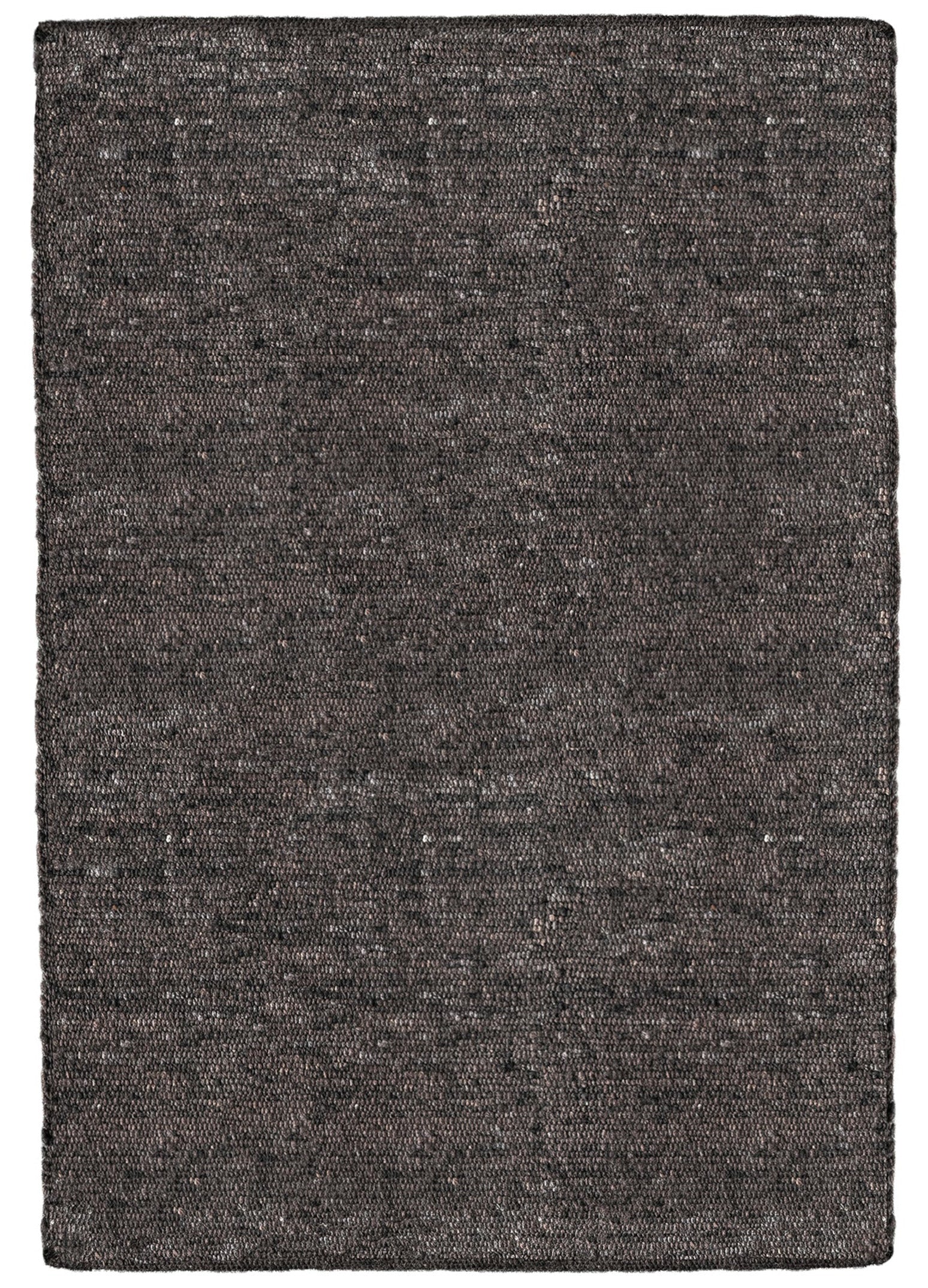 Mellow Brown kilimas tamsiai rudos spalvos, natūralios vilnos ir rankų darbo. 