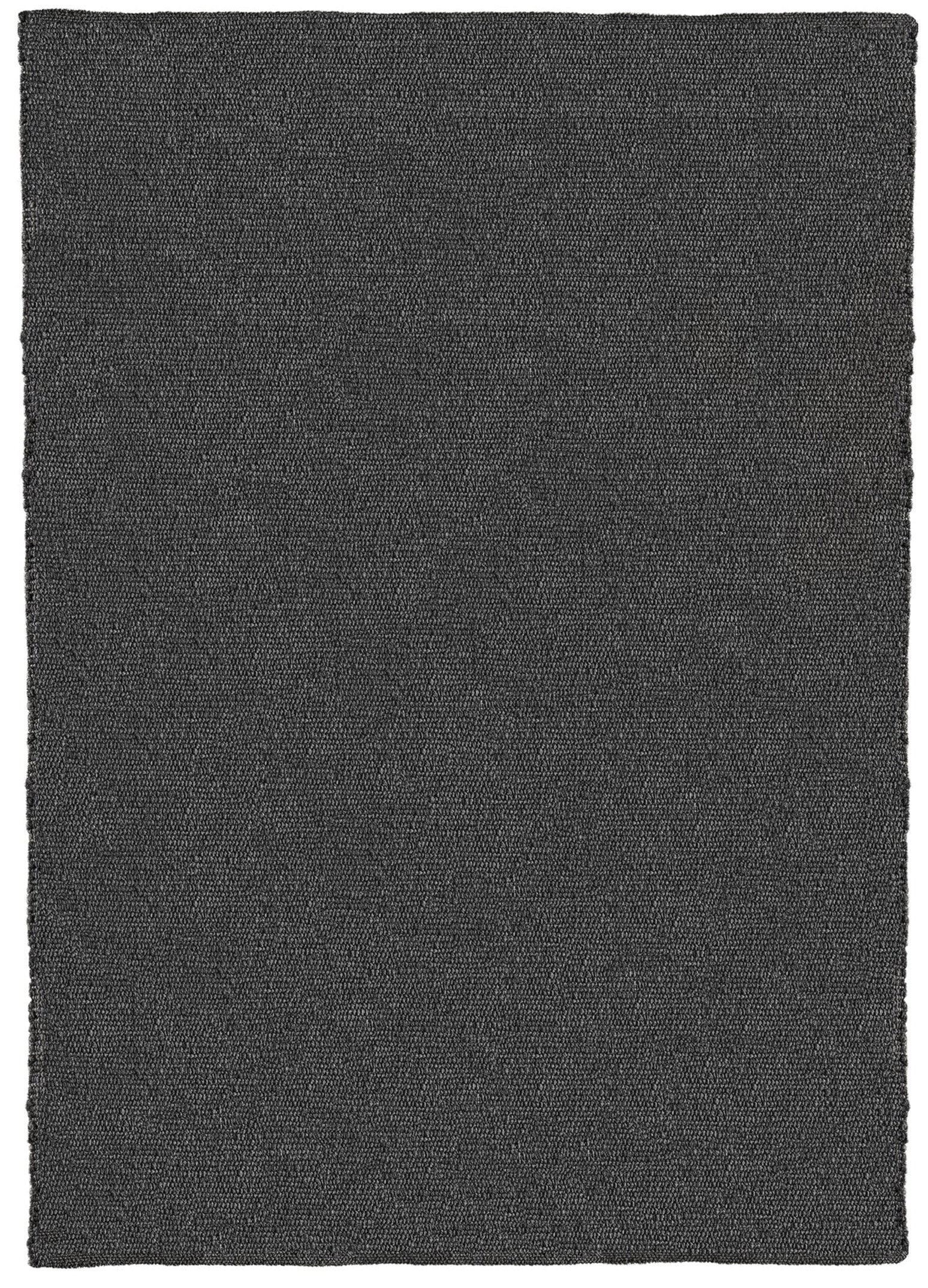 Mellow Onyx tamsiai pilkos juodos spalvos natūralios vilnos kilimas