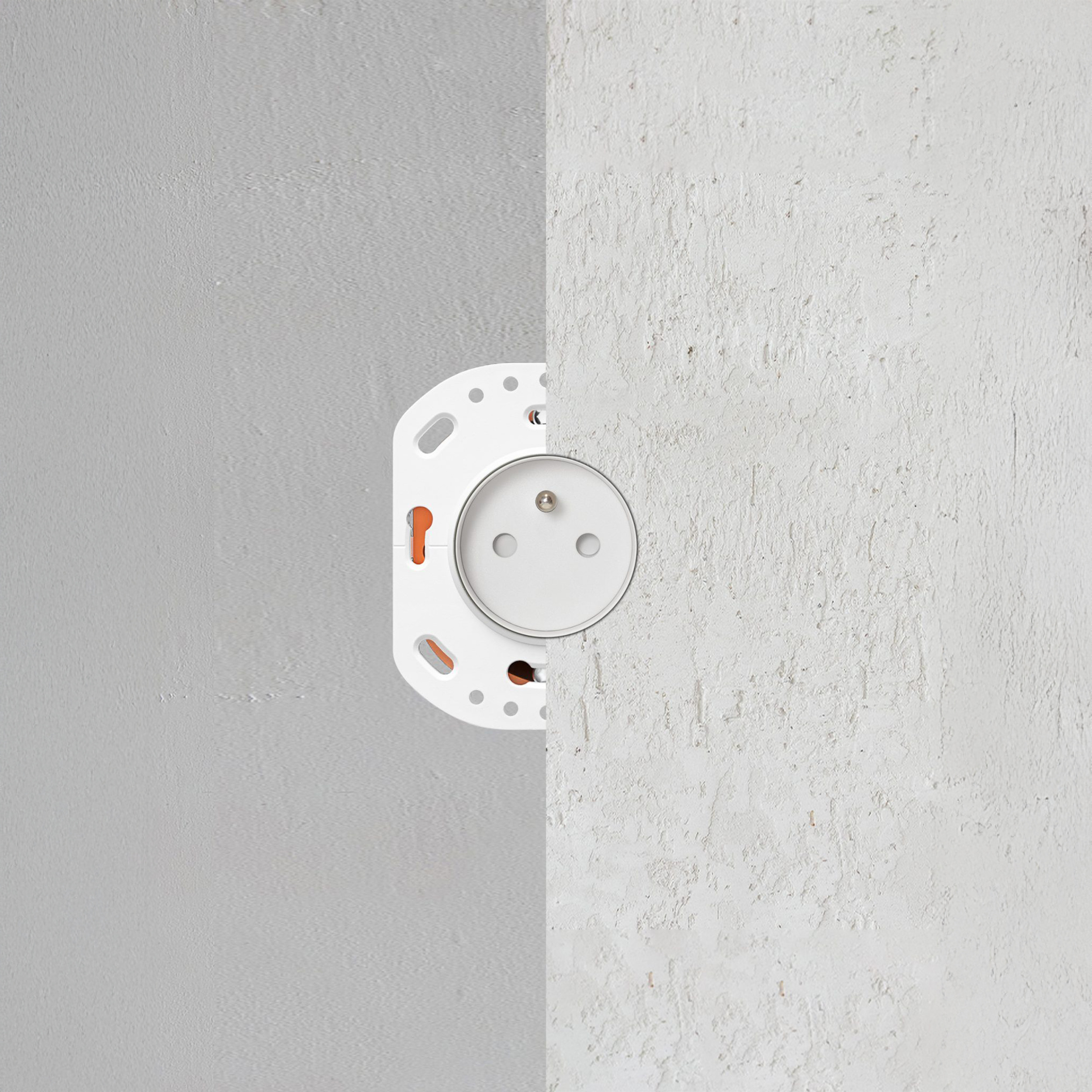 Rond 3.0 | Retrofit plaster ring priglaistomas rėmelis rozetei