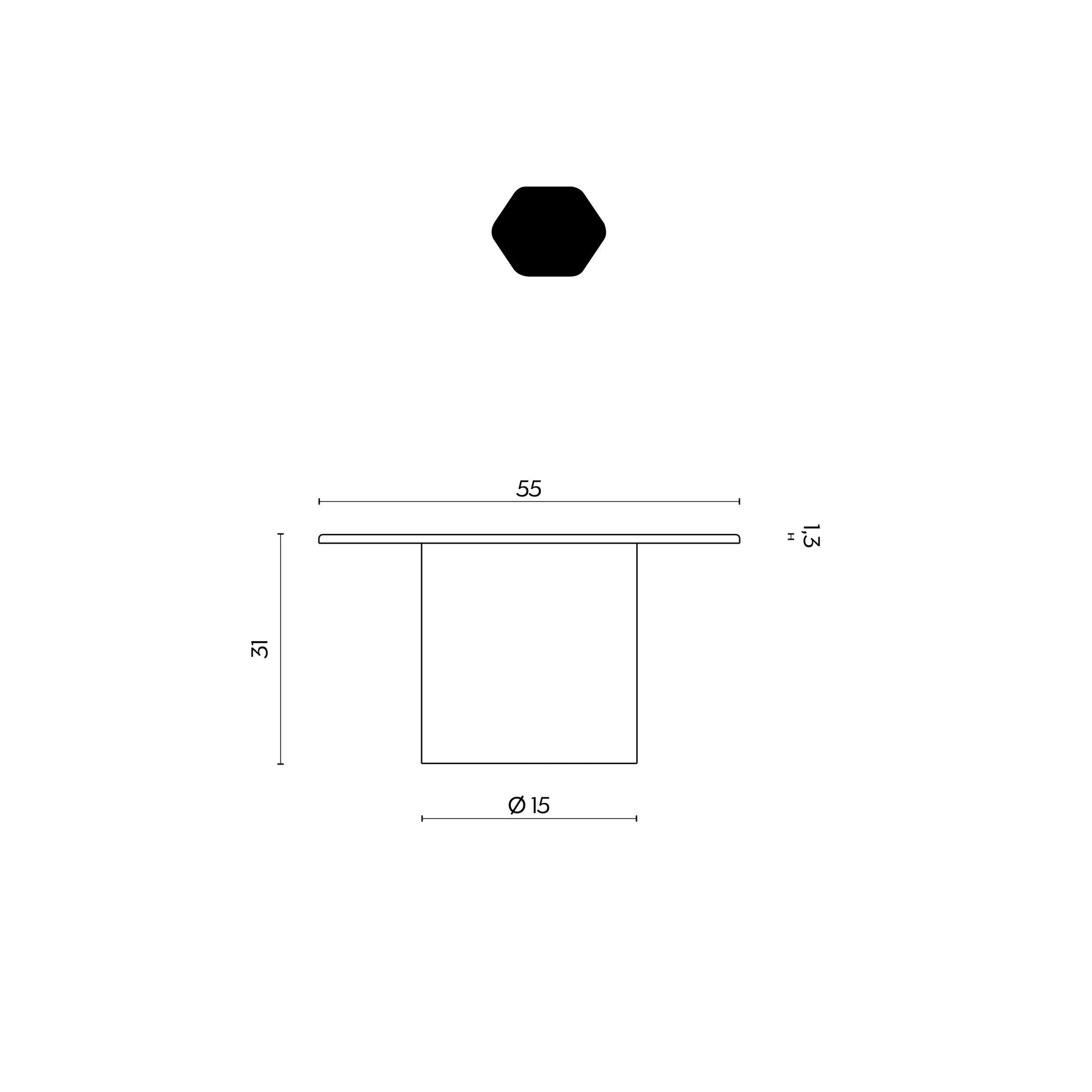 MINIFORMS STRICHE staliukas
