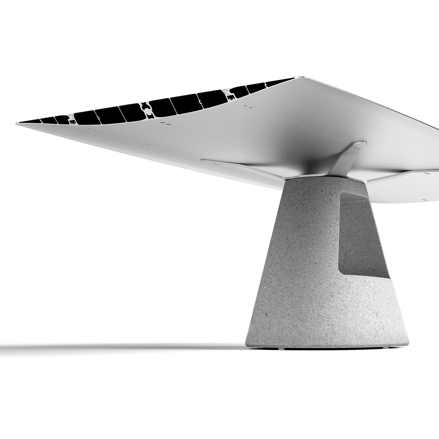 BD Barcelona Design table B - 120 concrete stalas
