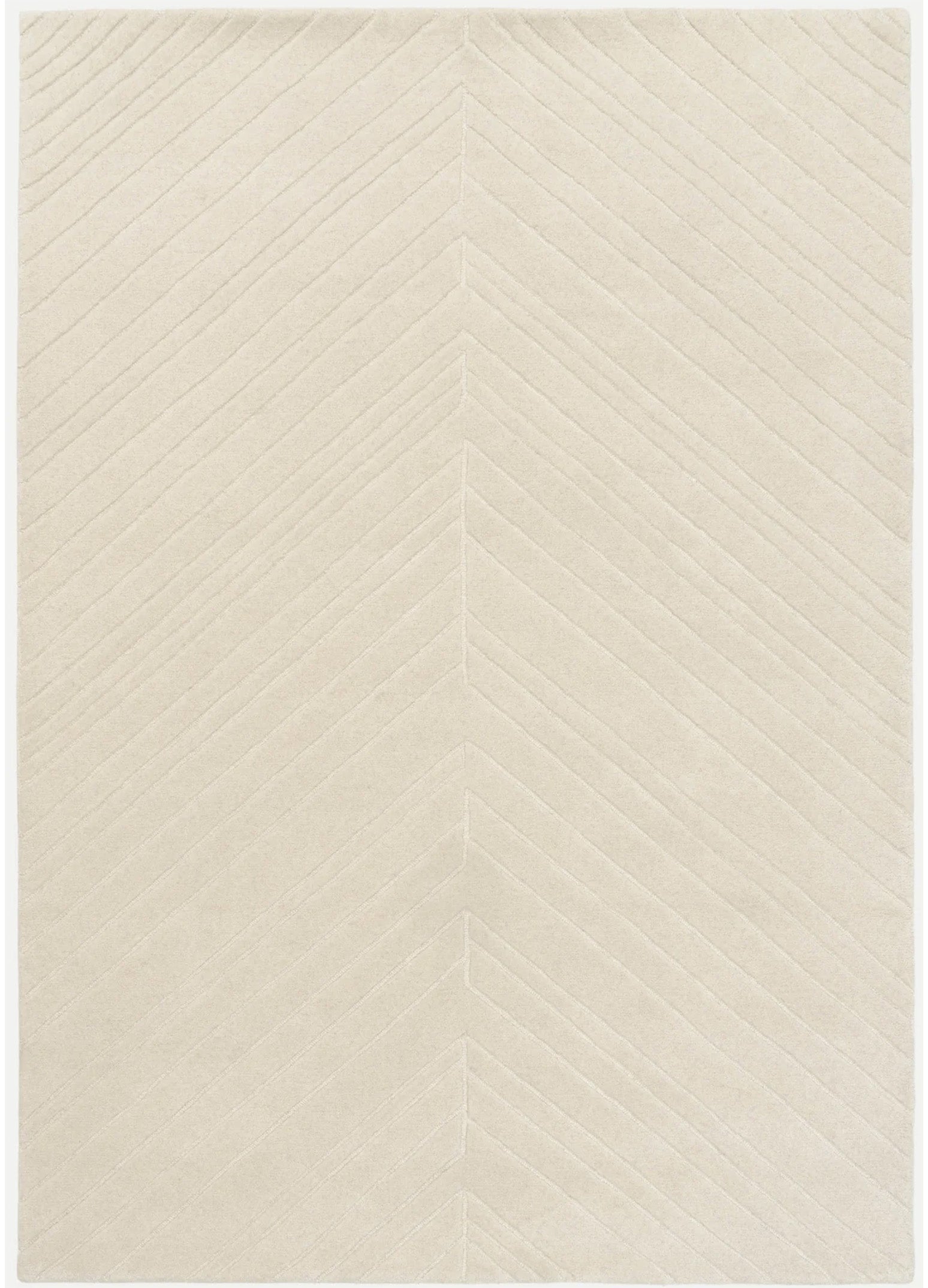 Šviesus smėlinės spalvos natūralios vilnos kilimas su eglutės raštu. Makeyourcasa.lt | Fargotex | Carpetdecor