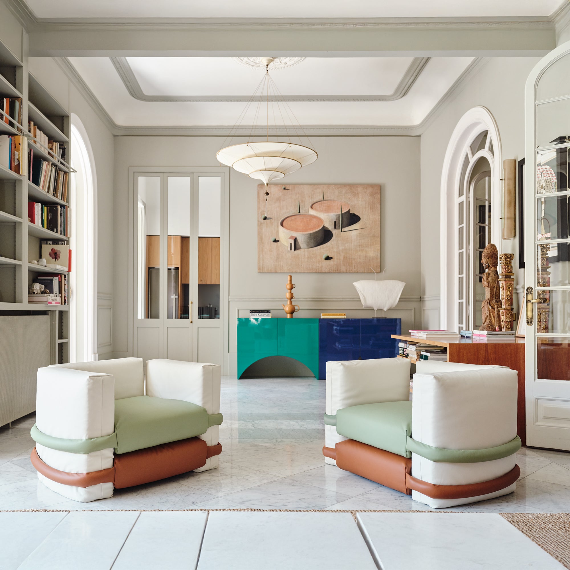 BD Barcelona Design Pillow Leather fotelis