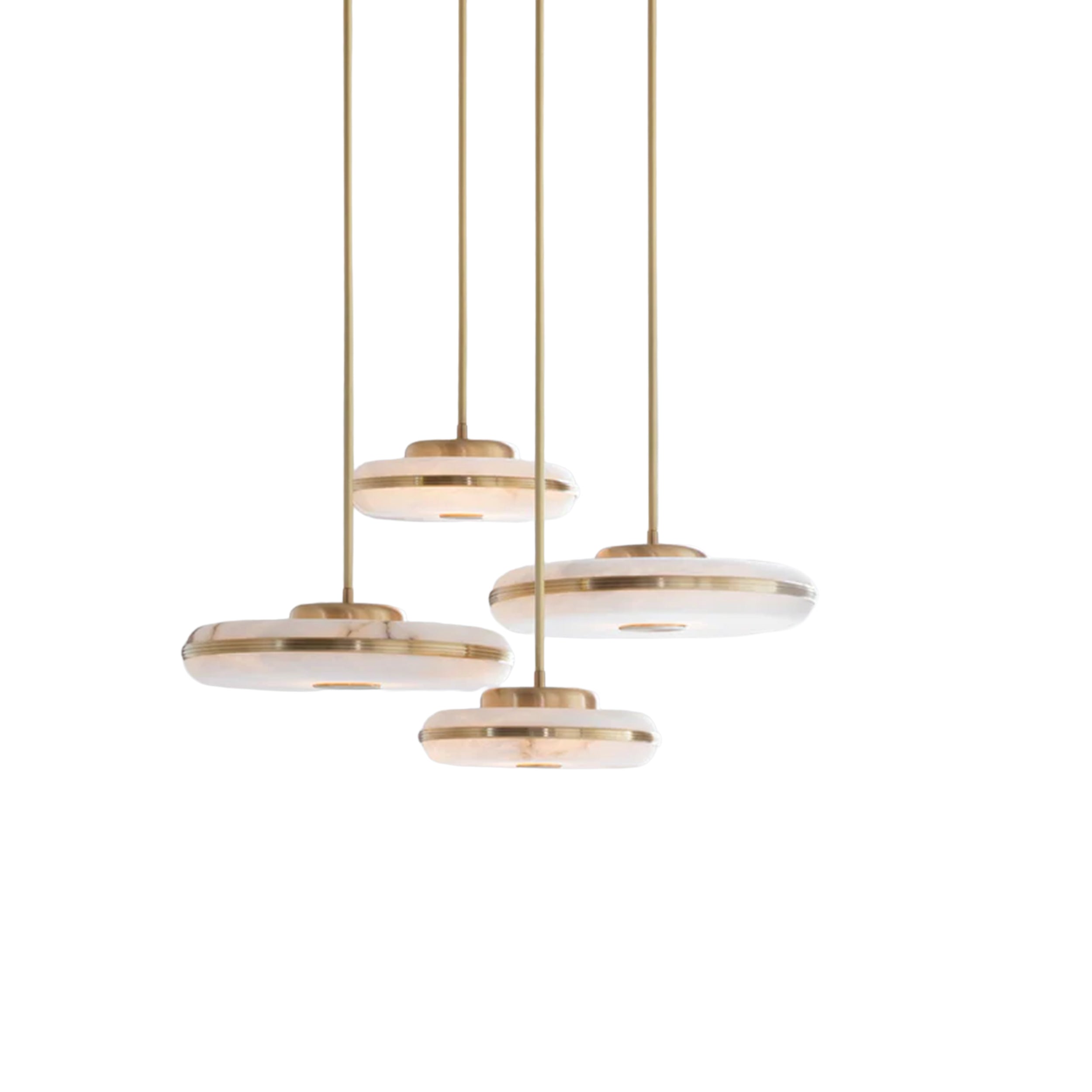 Bert Frank Beran Chandelier 4 pakabinamas šviestuvas