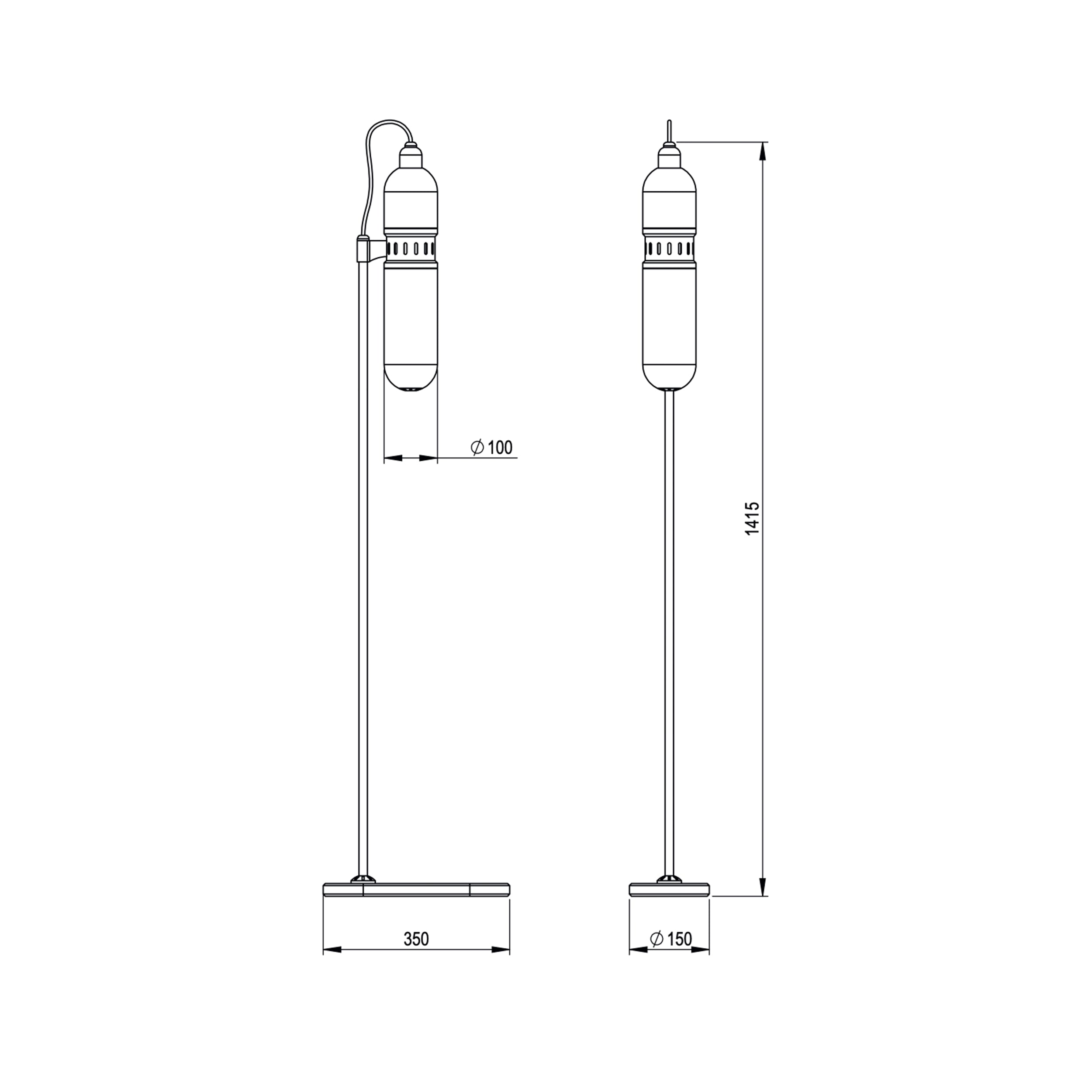 Bert Frank Occulo pastatomas šviestuvas