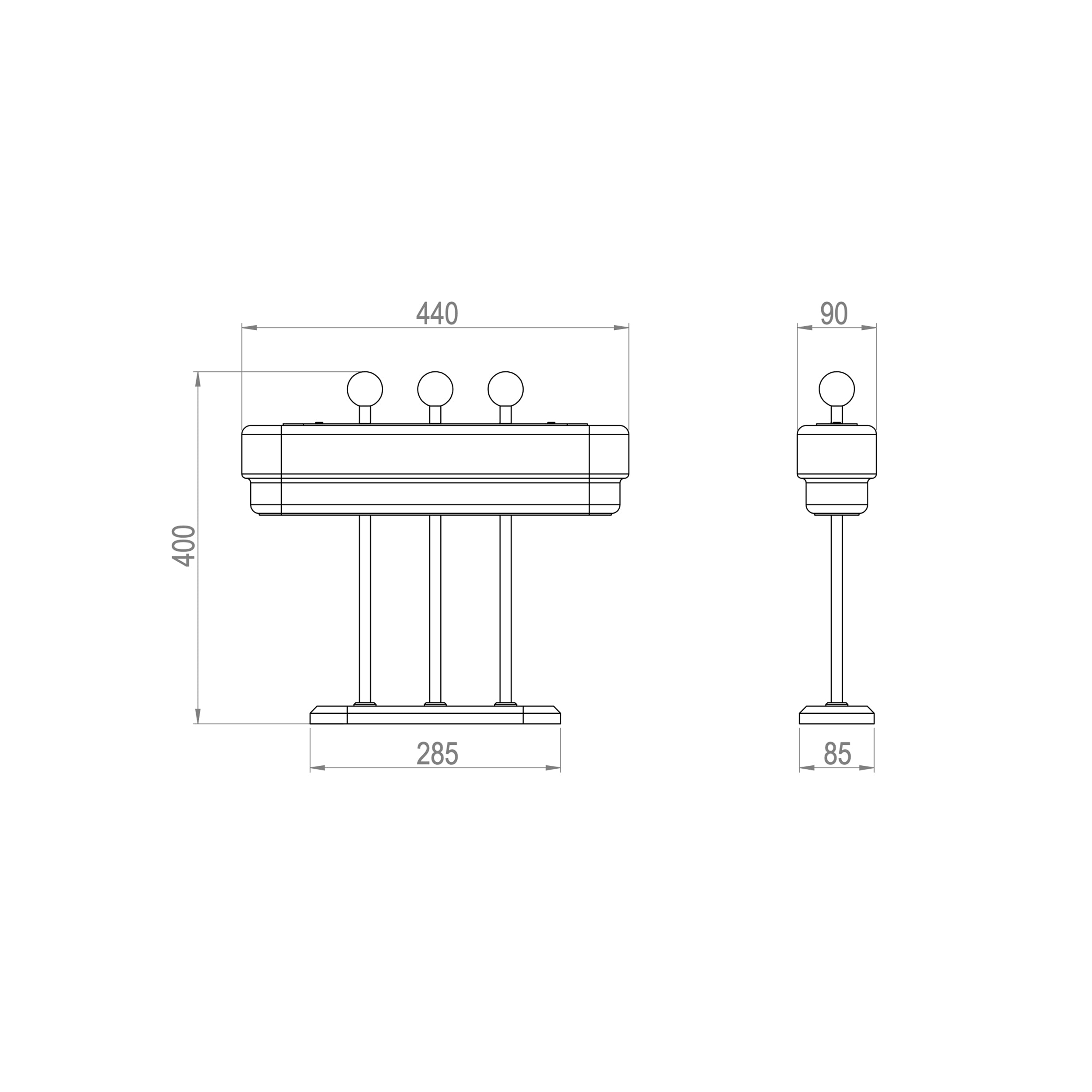 Bert Frank Spate stalinis šviestuvas